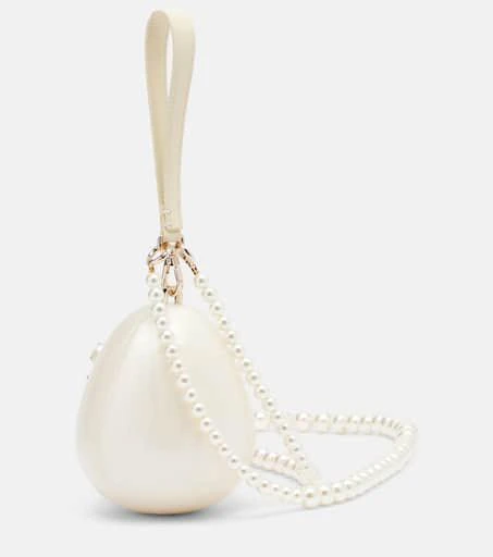 Simone Rocha Hare Pearl Egg embellished clutch 4