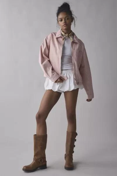 BDG BDG Yuri Striped Canvas Bomber Jacket 1