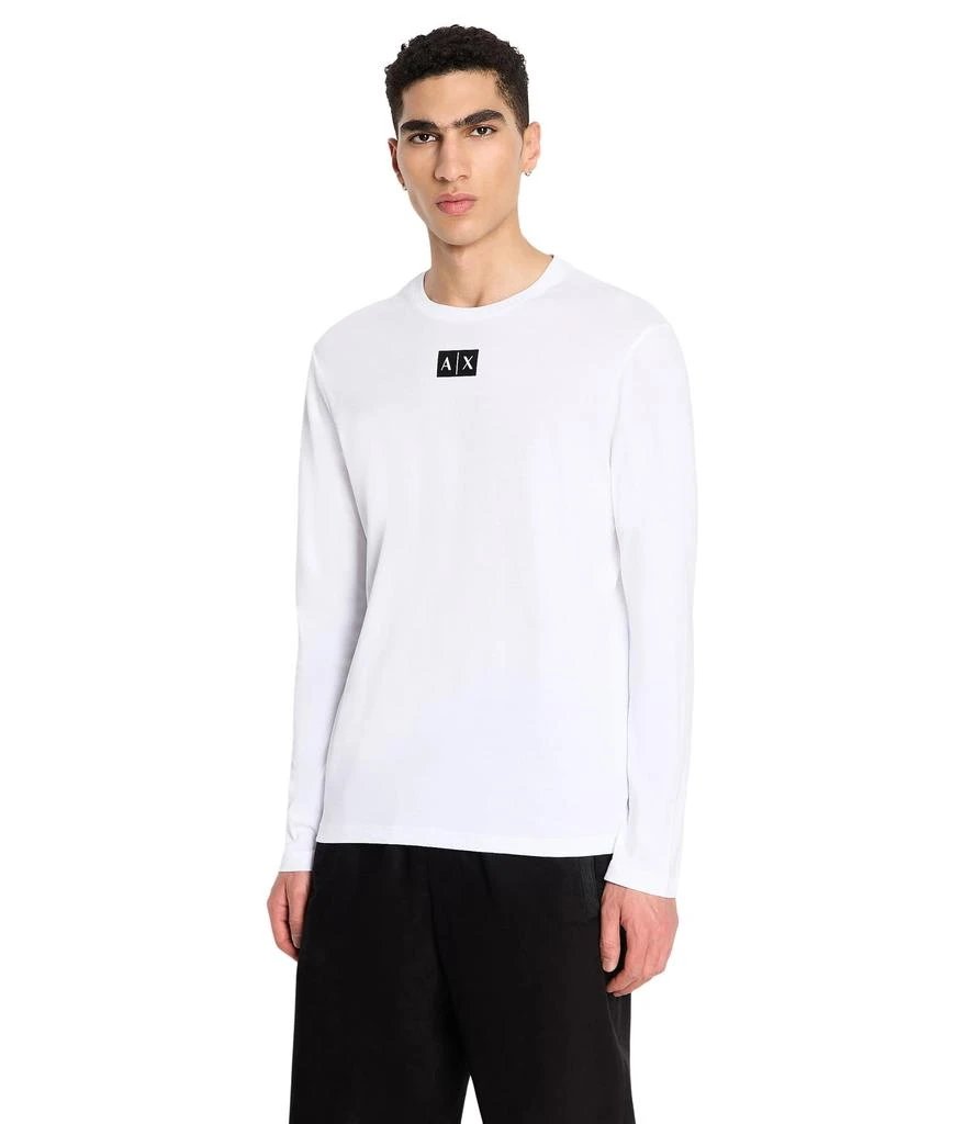 Armani Exchange Long Sleeve Box Logo Tee 1