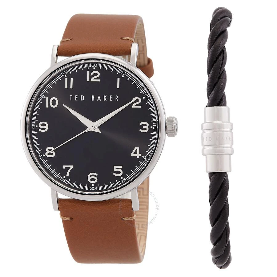 Ted Baker London Phylipa Quartz Digital Black Dial Men's Watch and Bracelet Set BKG0287009I 1