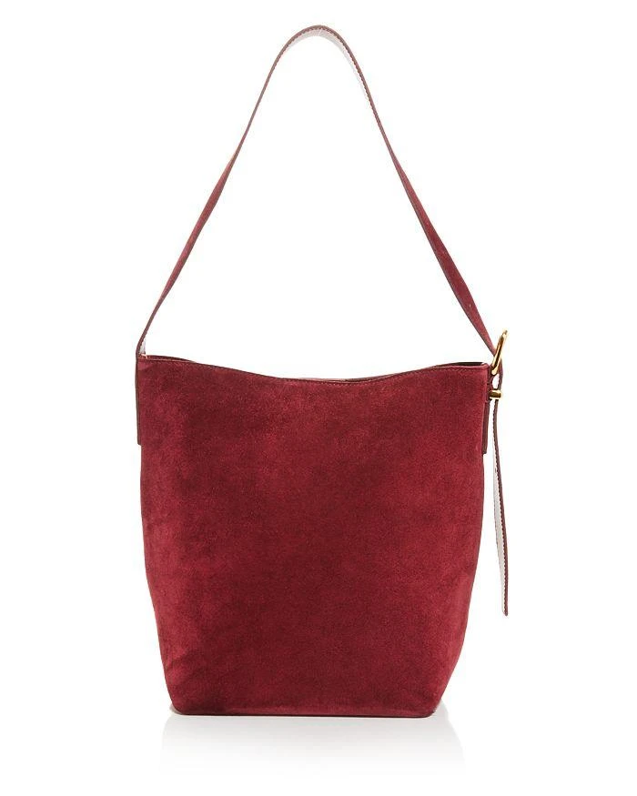 Madewell The Essential Bucket Tote in Suede 1