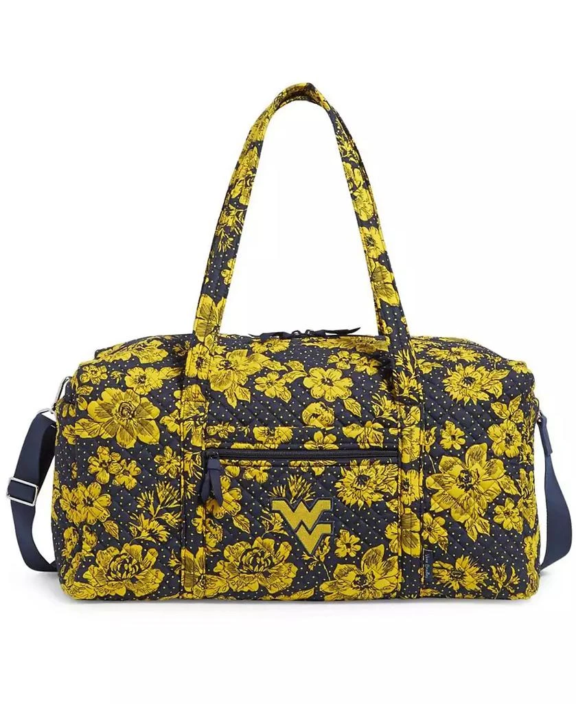 Vera Bradley West Virginia Mountaineers Rain Garden Large Travel Duffel Bag 1