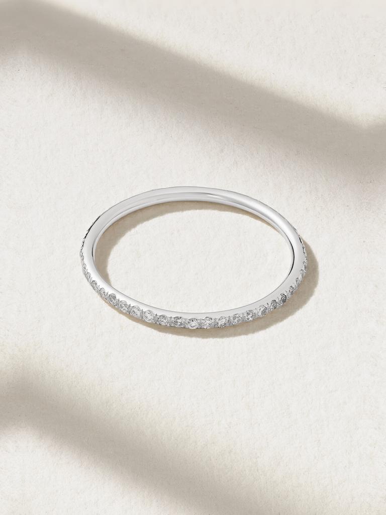 Ileana Makri Thread 18k 白金钻石戒指