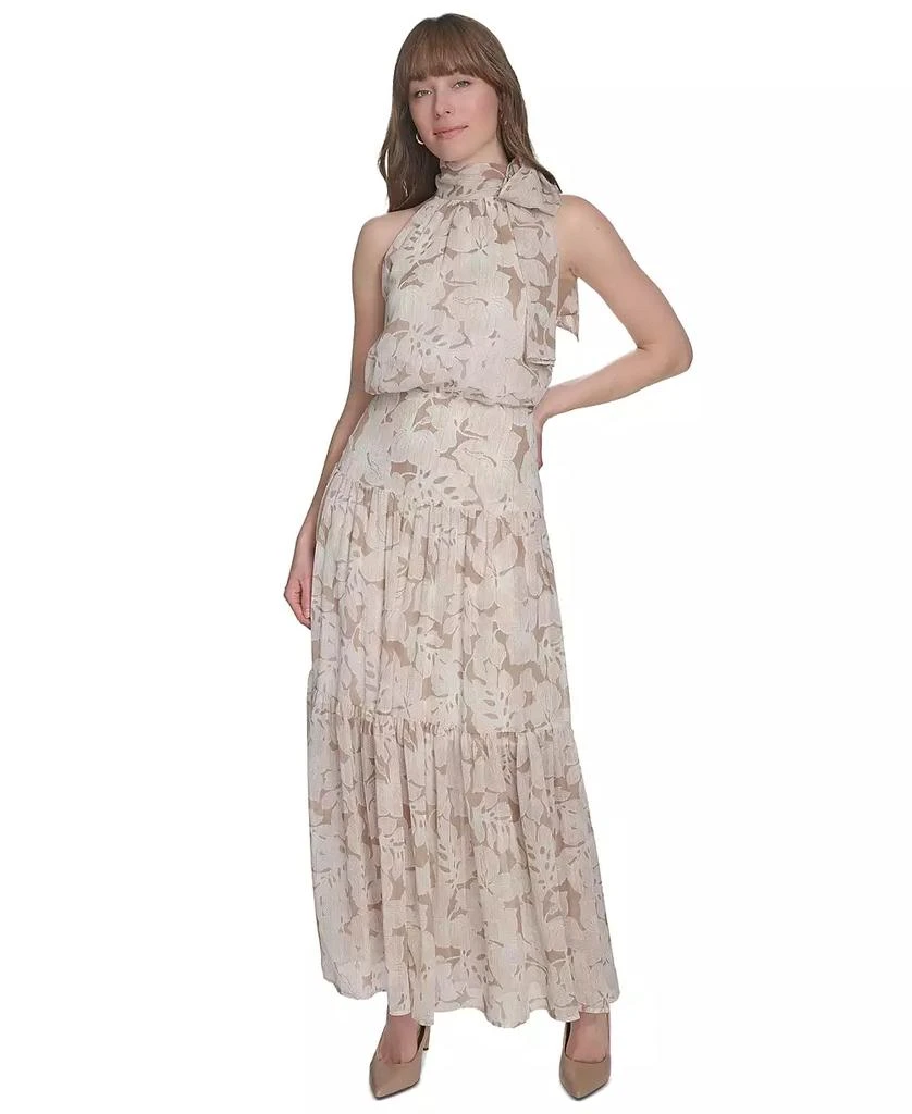 chinese dress ladies Tommy Hilfiger Women's Dress Maxi,Ivory/Guava,2 at Amazon Women's Clothing  store