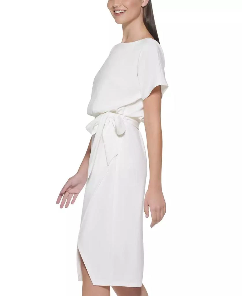 Kensie Blouson Wrap Dress 4