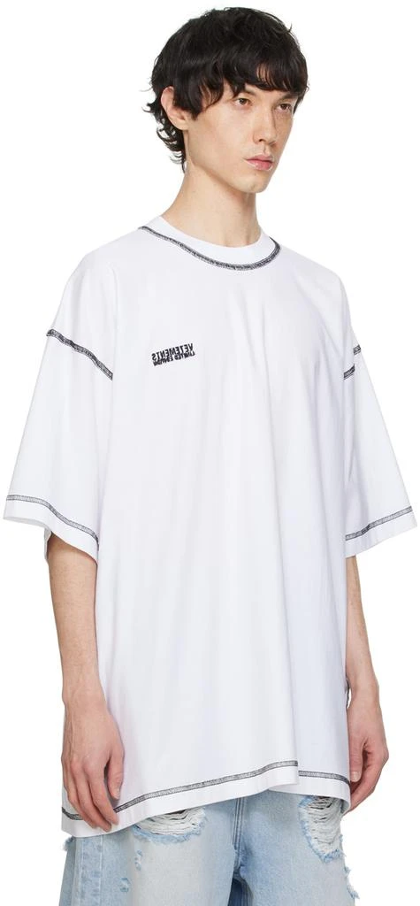 Vetements White Inside Out T-Shirt 2