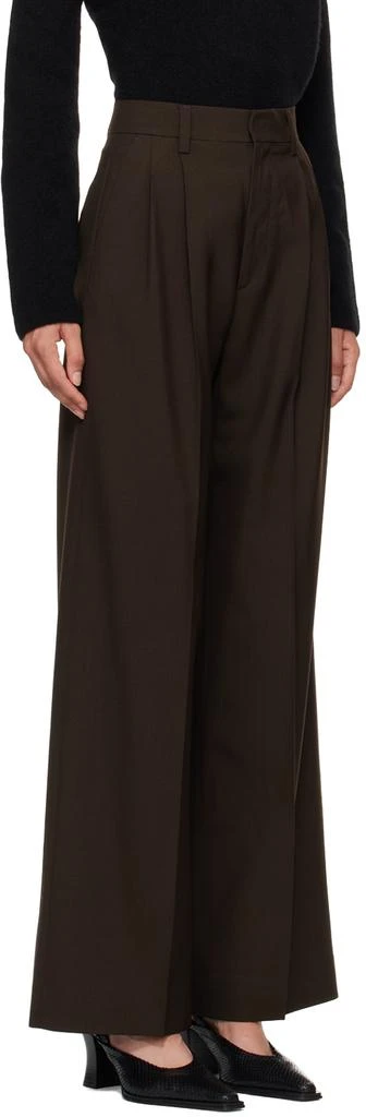 FILIPPA K Brown Darcey Wool Trousers 2