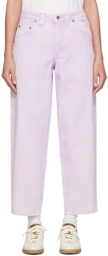 Dime Purple Classic Baggy Jeans 1