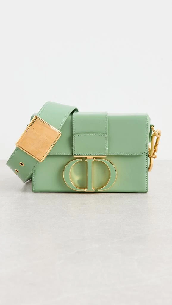 What Goes Around Comes Around Dior Green Calfskin 30 Montaigne Box Bag 1