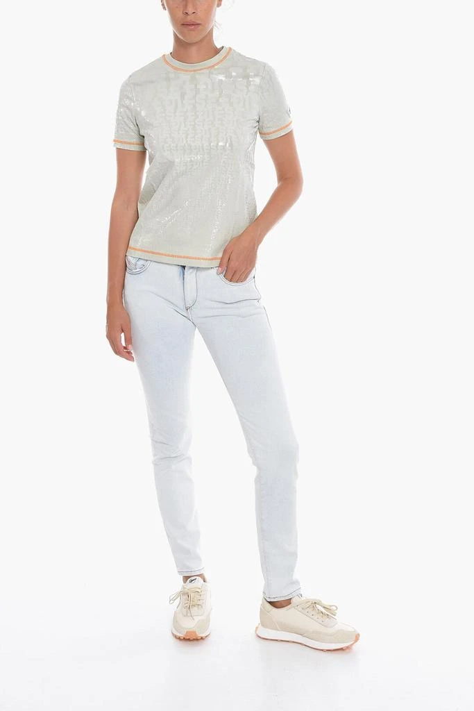 Diesel All-Over Monogram T-REG-MON Crew-Neck T-shirt 4