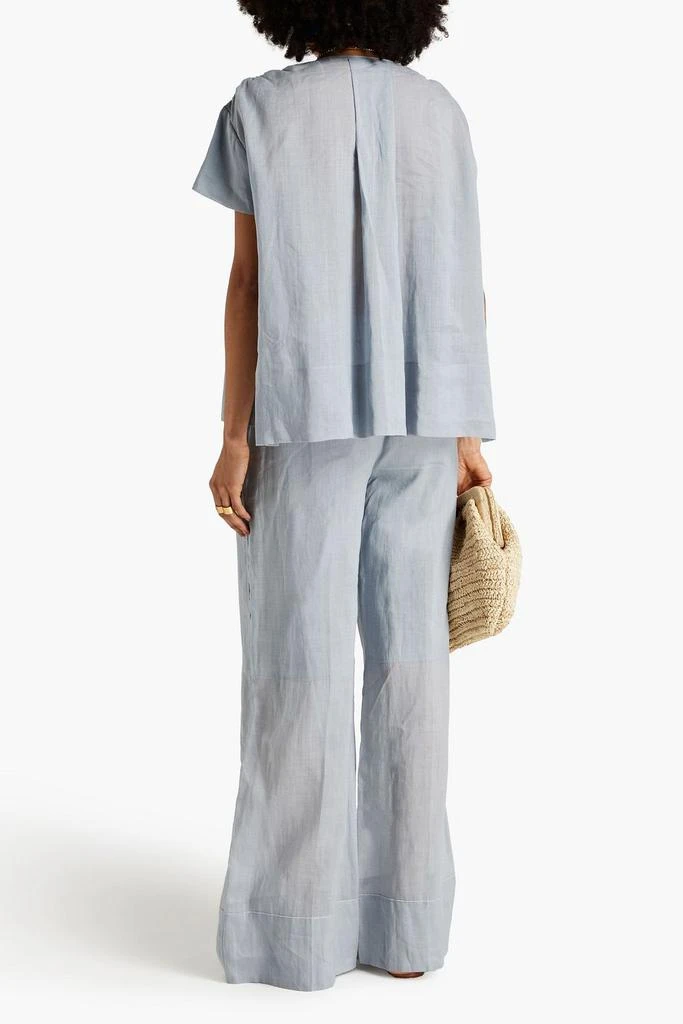 Joseph Fletcher ramie-voile blouse 3