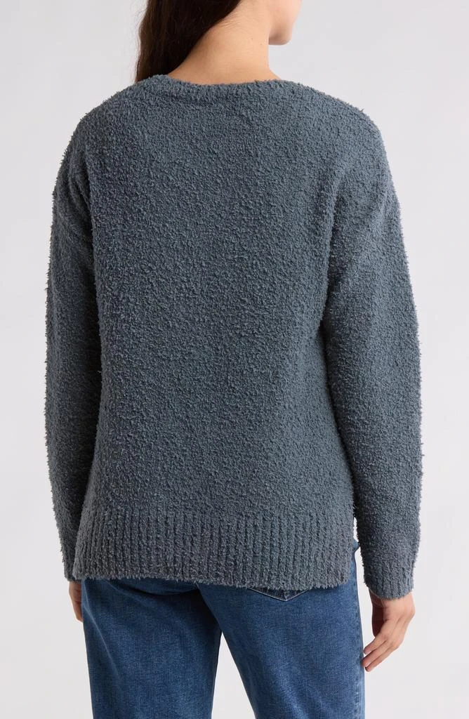 Bobeau Silky Plush Step Hem Sweater 2