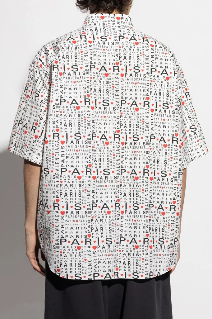 Balenciaga Balenciaga All-Over Printed Short-Sleeve Shirt 3
