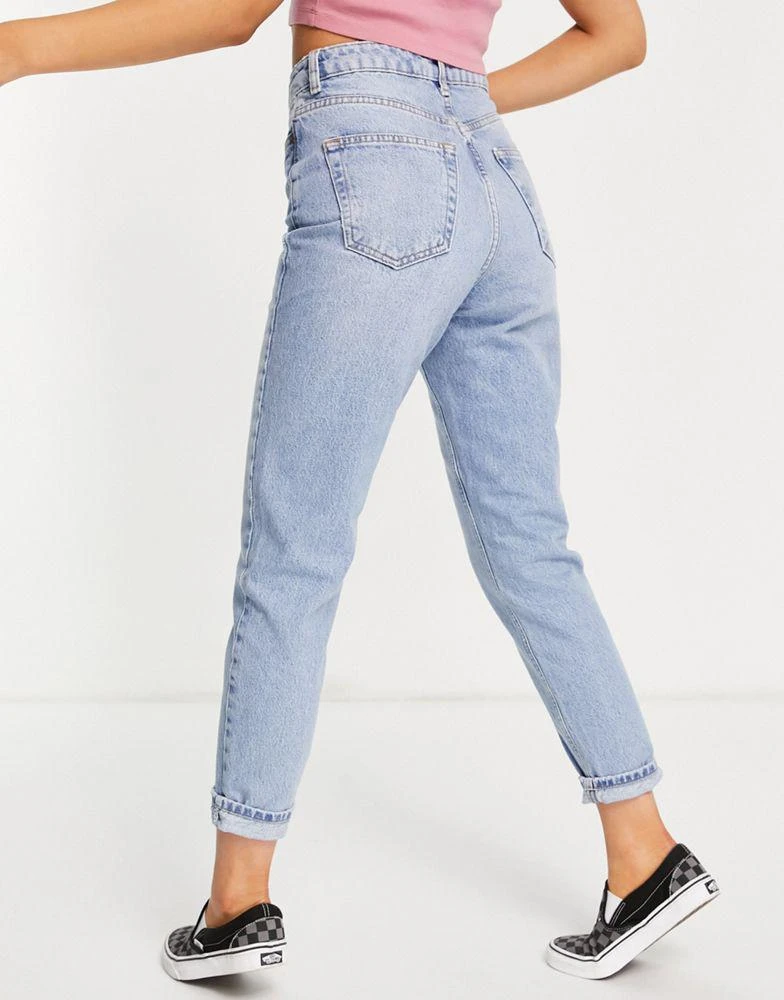 Topshop Topshop Original high rise Mom  jean in bleach 4