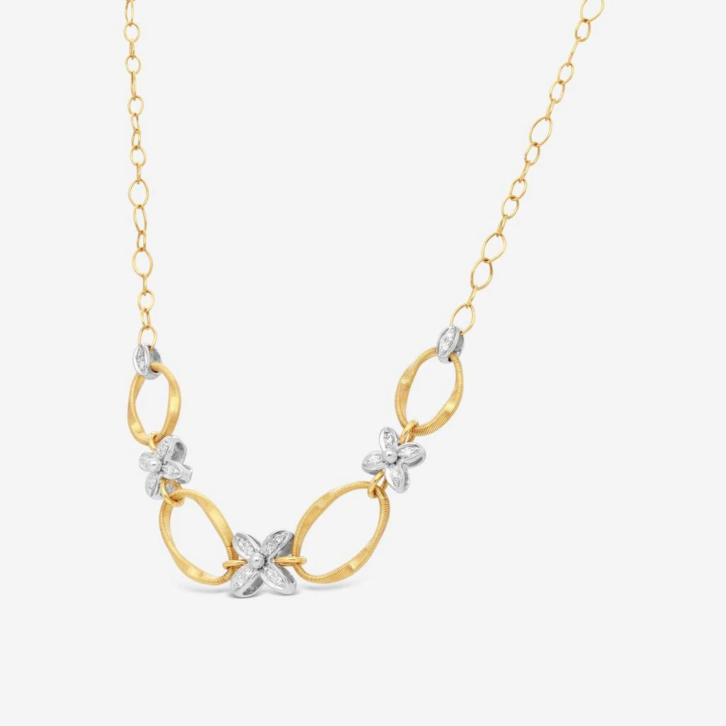 Marco Bicego Marco Bicego Marrakech Onde 18K Yellow Gold & White Gold Diamond Necklace CG829_B3_YW_M5 2