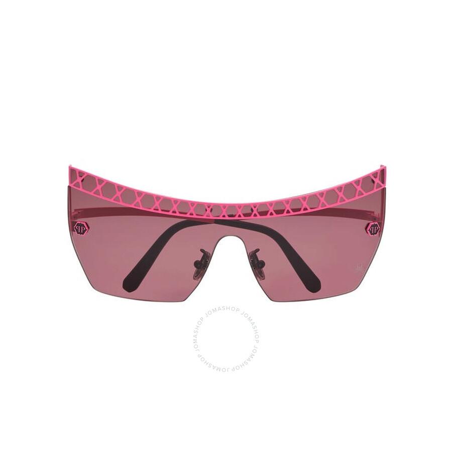 Philipp Plein Shield Ladies Sunglasses 000-WES0098-PTE003N-UUXU