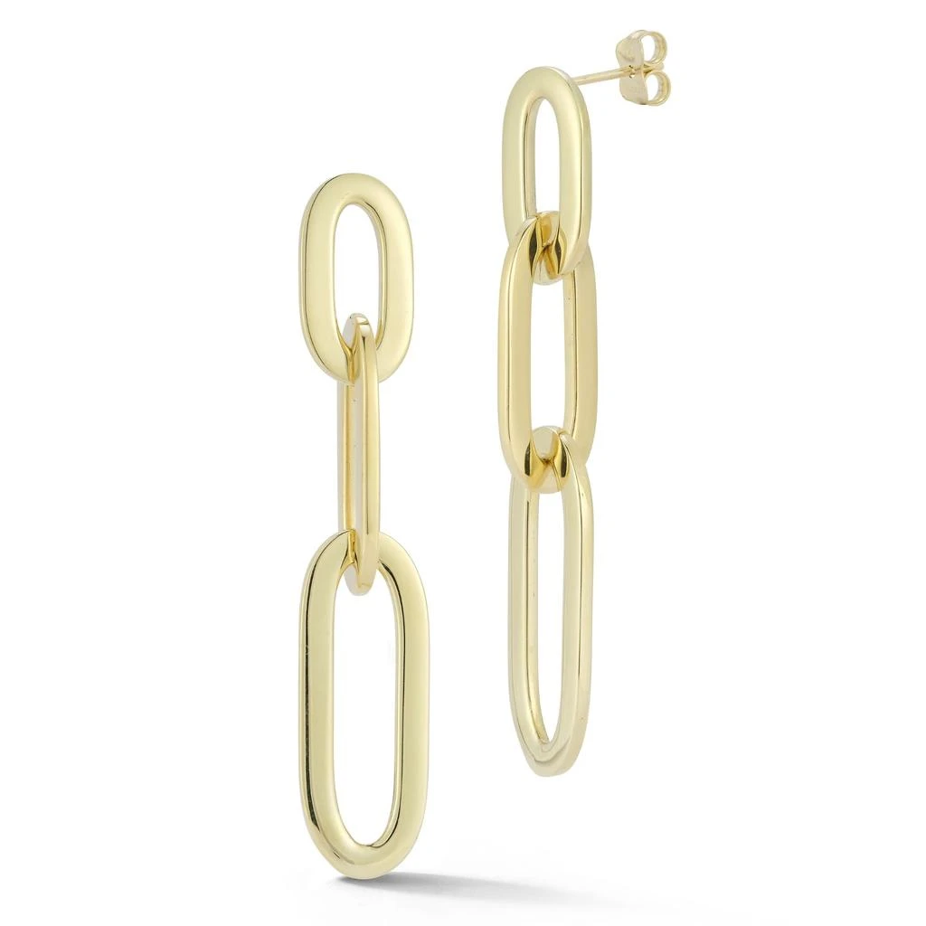 Ember Fine Jewelry 14K Gold Paperclip Drop Earrings