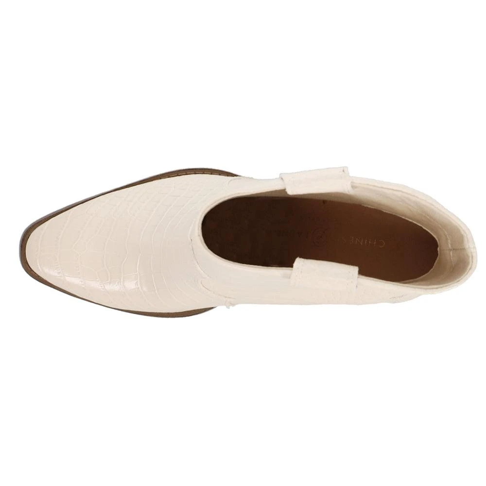 Chinese Laundry Bonnie Croc Square Toe Pull On Booties 4