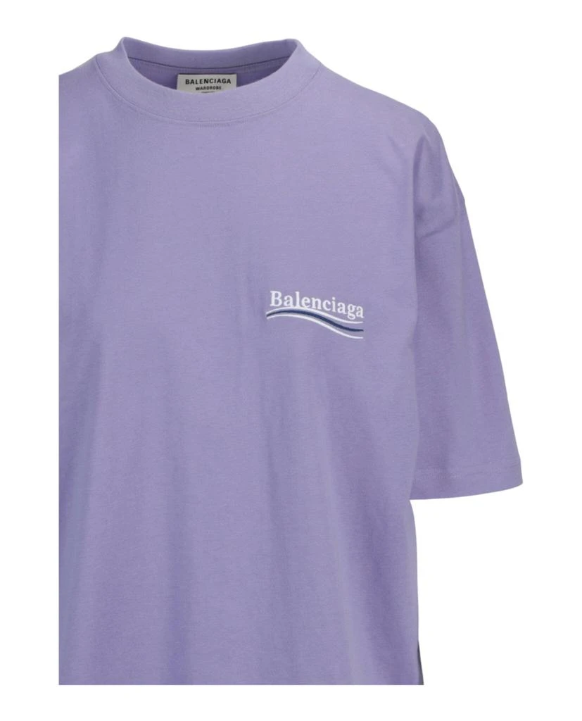 Balenciaga Large Fit Embroidered T-Shirt 3