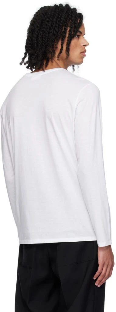 Lacoste White Crewneck Long Sleeve T-Shirt 3