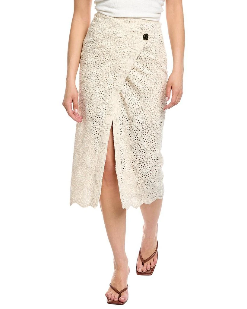 ba&sh Jupe Gaelle Midi Skirt