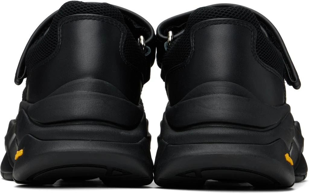 YOHJI YAMAMOTO Black Cow Leather Sneakers 2