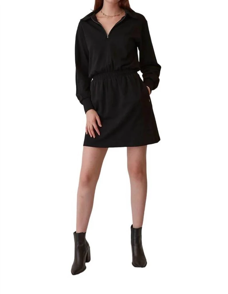 Grey State Winnie Dress In Deep Black 1