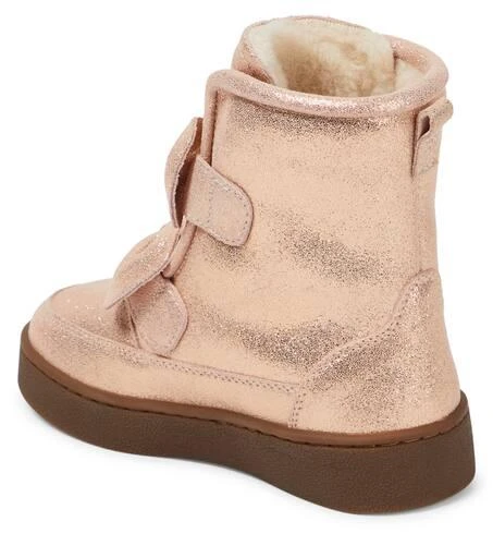 Donsje Isa Exclusive Lining metallic leather boots 3