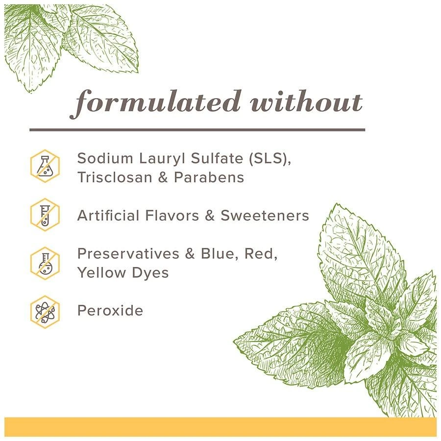 Burt's Bees Toothpaste, Natural Flavor, Fluoride-Free, Purely White Zen Peppermint 5