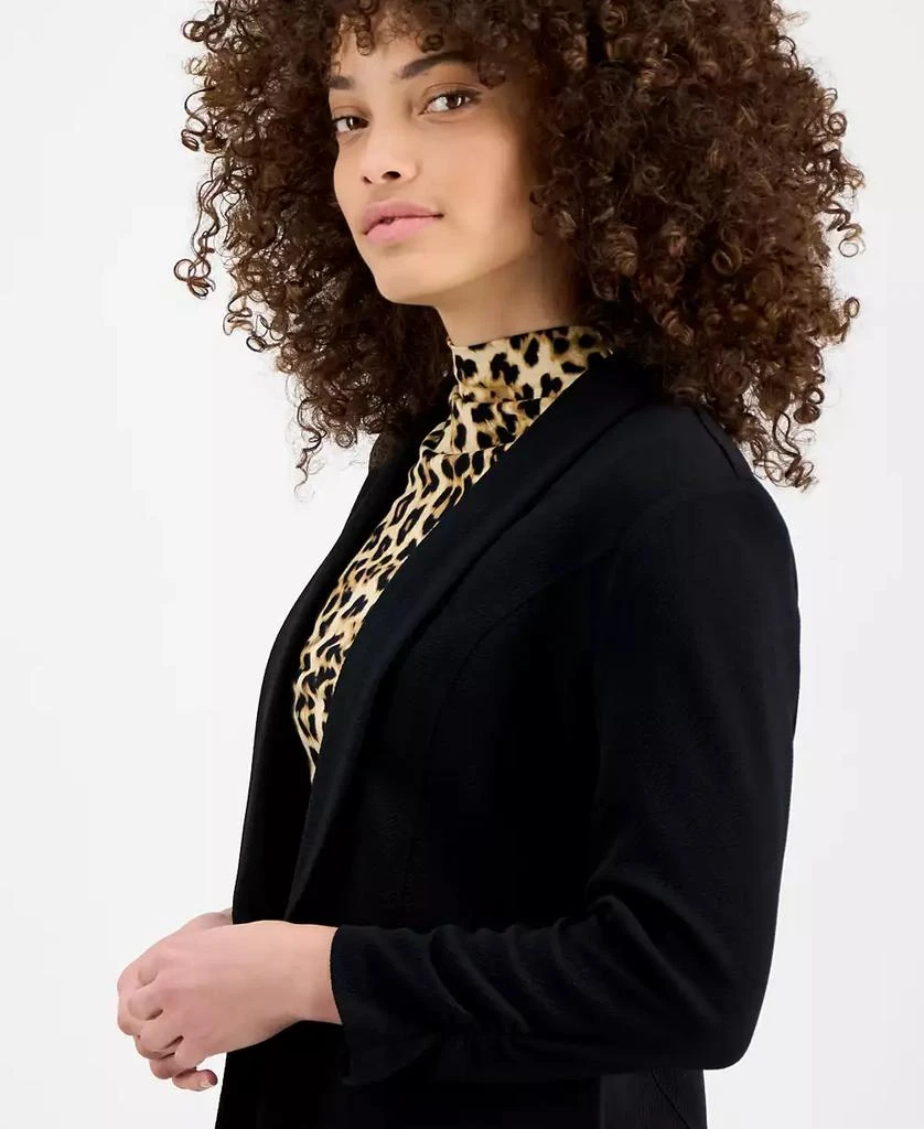 Bar III Petite 3/4-Sleeve Shawl-Collar Blazer, Created for Macy's 3