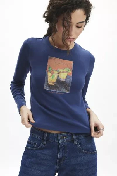 Urban Outfitters Après Dinner Graphic Long Sleeve Tee 1