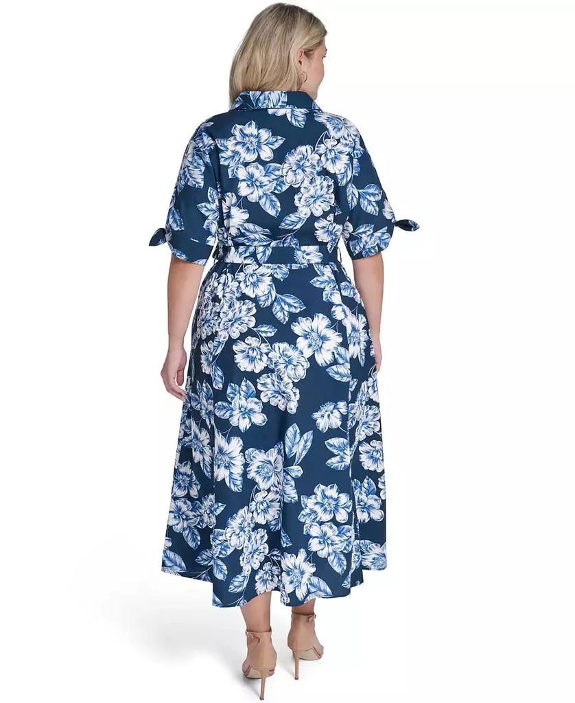 Calvin Klein Plus Size Floral-Print Midi Dress - Dresses & Skirts - Free Shipping - BeyondStyle Calvin Klein Plus Size Floral-Print Midi Dress - Dresses & Skirts - Free Shipping - BeyondStyle