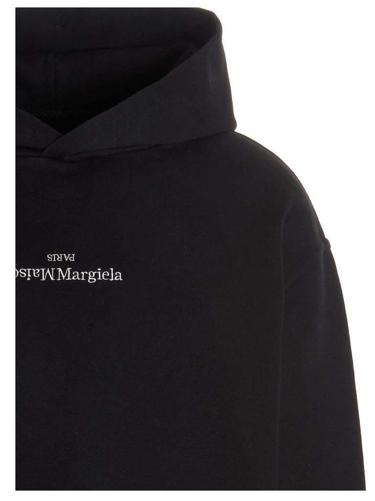 Maison Margiela Maison Margiela Logo Embroidered Hoodie 3