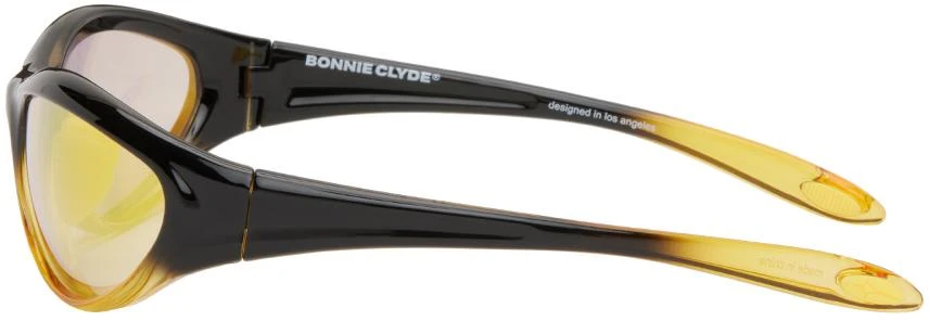 BONNIE CLYDE Black & Yellow Angel Sunglasses 3