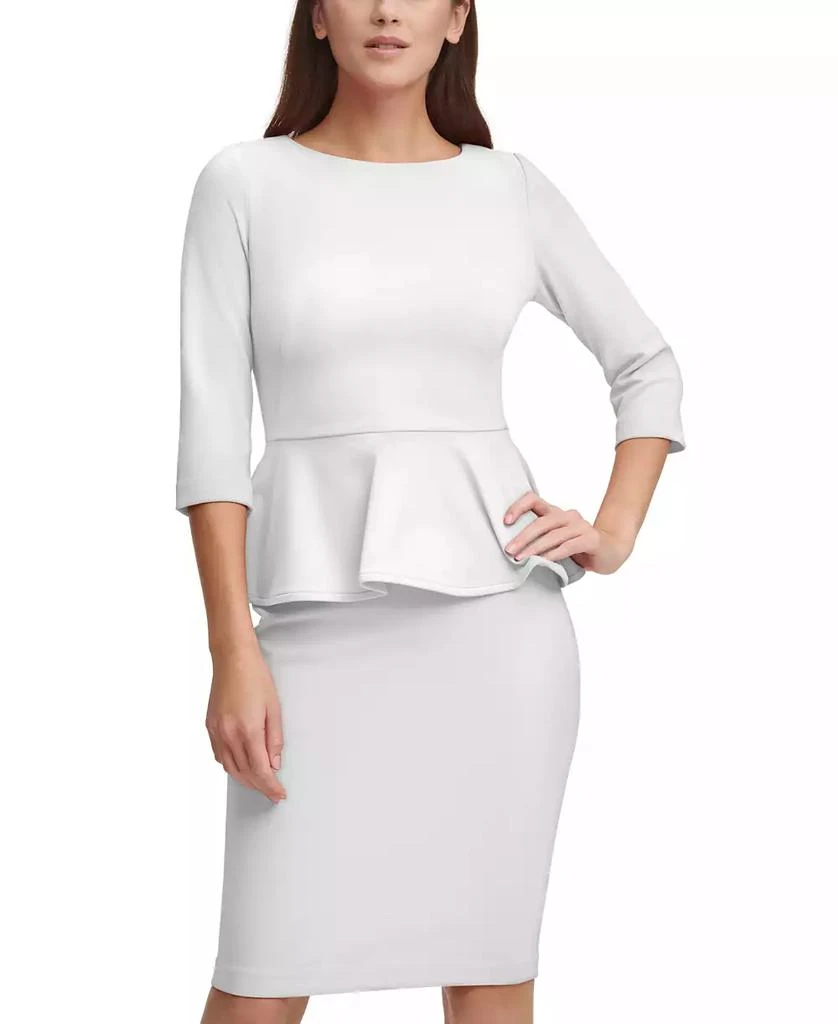 Calvin Klein Peplum Sheath Dress 4