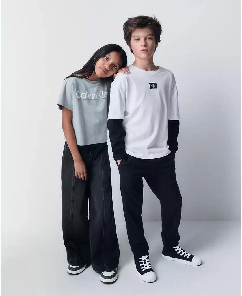 Calvin Klein Boys 8-20 Long-Sleeve T-Shirt 4