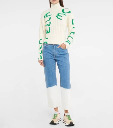 Stella McCartney x Ed Curtis printed wool-blend sweater 2