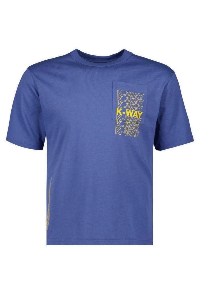 K-Way K-Way Logo Printed Crewneck T-Shirt 1