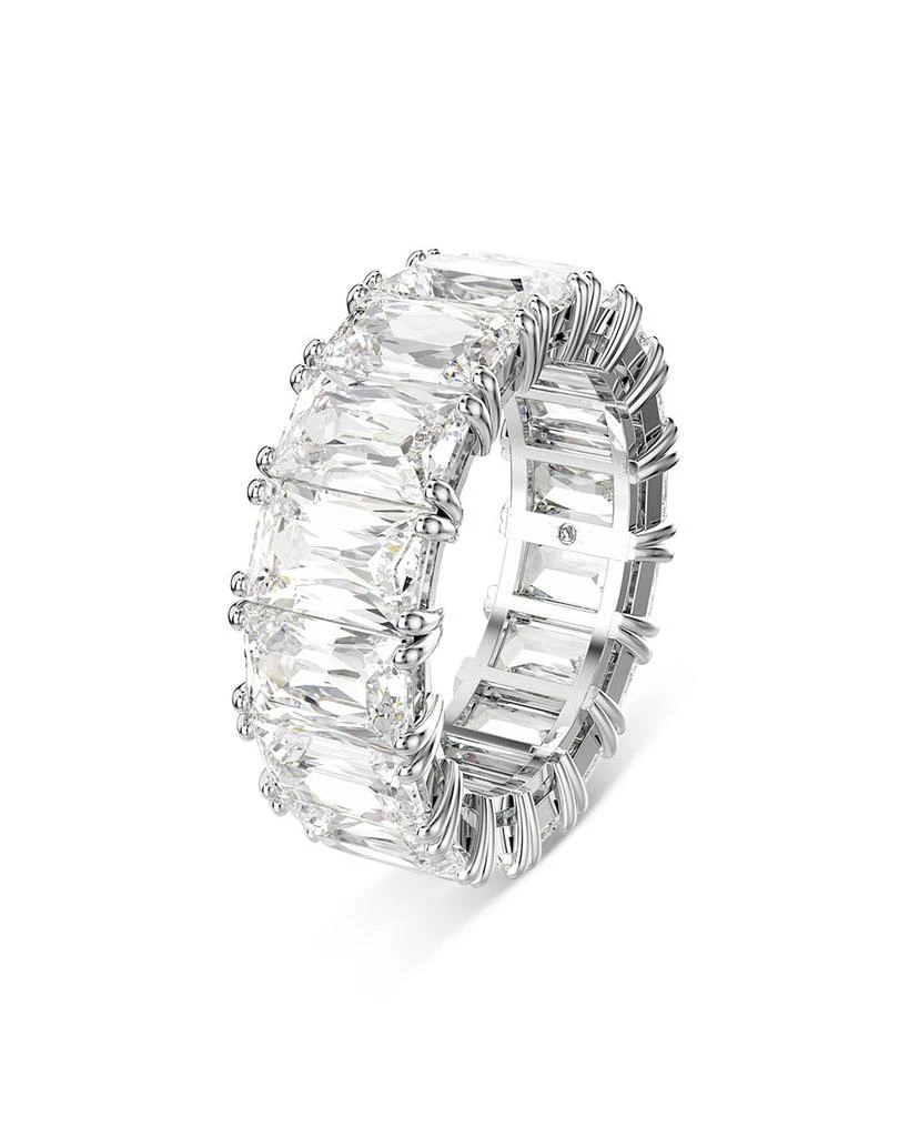 Swarovski Matrix Crystal Eternity Band Ring 2