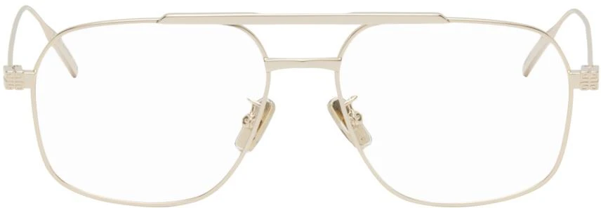Givenchy Gold Aviator Glasses 1