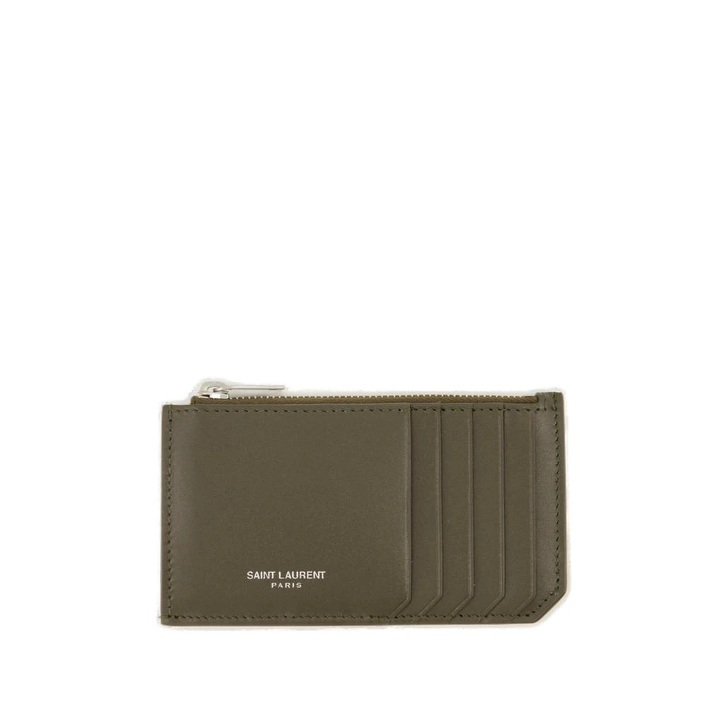 Yves Saint Laurent Saint Laurent Paris Fragments Zipped Card Case 1