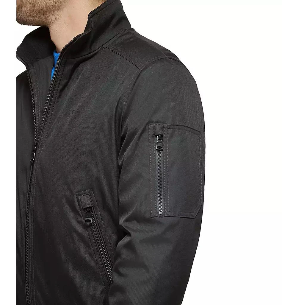 Calvin Klein Men's Classic Zip-Front Ripstop Bomber Jacket 4