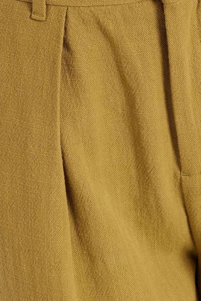 Mara Hoffman Pleated cotton wide-leg pants 4