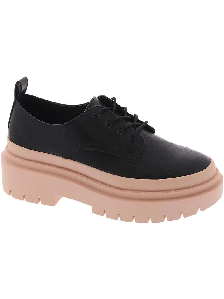 Steve Madden MALENE Womens Faux Leather Platform Oxfords 1