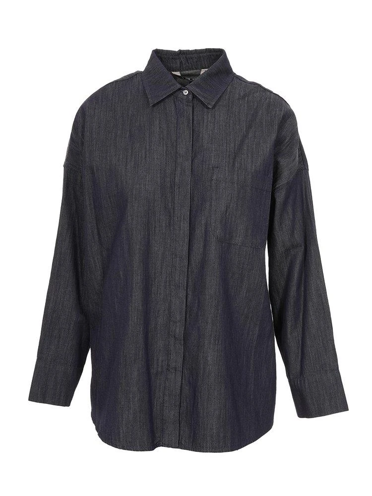 'S Max Mara 'S Max Mara Dioniso Long-Sleeved Denim Shirt 1