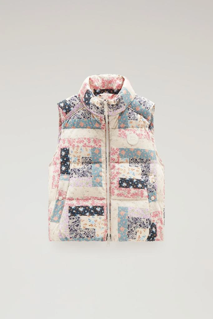 WOOLRICH Pennsylvania Quilted Vest with Patchwork Print - Women - Multicolor 5