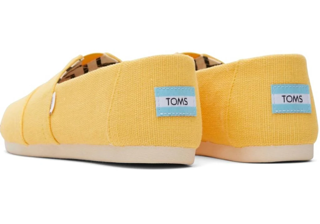 TOMS Women
s Heritage Canvas Alpargata Espadrille In Golden Yellow 3