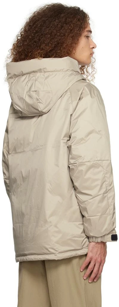 NANGA Beige Raglan Sleeve Down Jacket 3