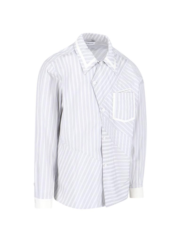 Kiko Kostadinov Stripe Asymmetric Shirt