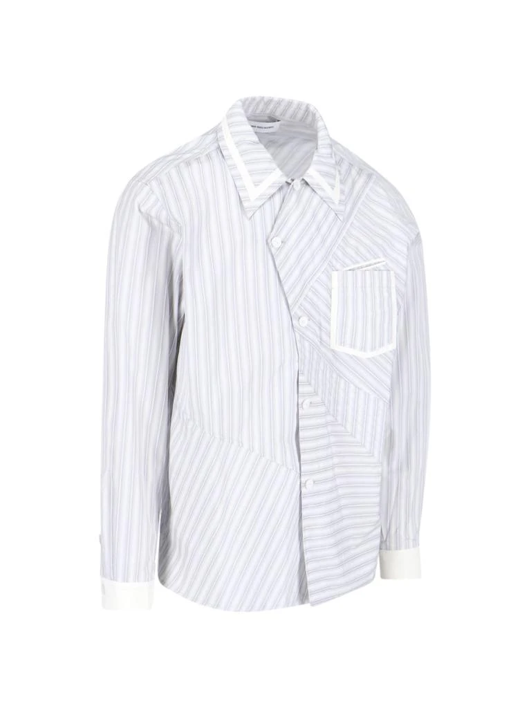 Kiko Kostadinov Stripe Asymmetric Shirt 2